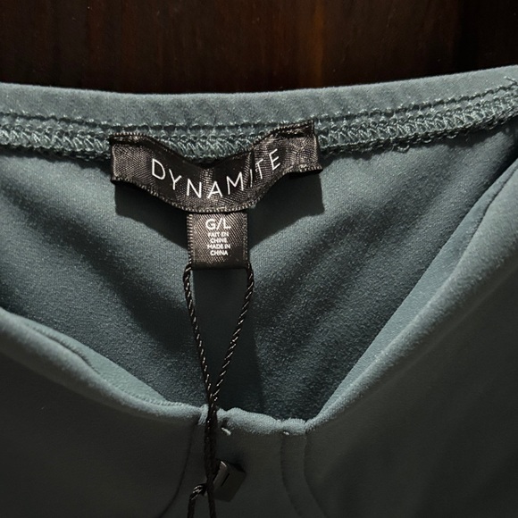 Dynamite Deep Teal Bodysuit - Picture 2 of 5